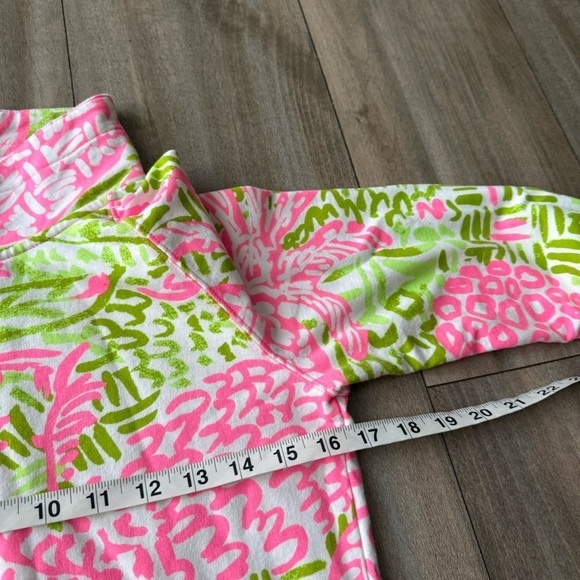 Lilly Pulitzer mock neck upf 50 captain popover long sleeve sweatshirt pink - Picture 4 of 7